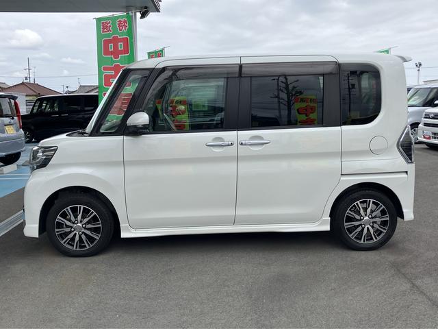 タントカスタムＸ　トップエディションＶＳ　ＳＡIII１４インチアルミホイール　キーフリーシステム　パワースライドドア（片側）　オートエアコン（プッシュ式）　ＬＥＤヘッドランプ（静岡県）の中古車