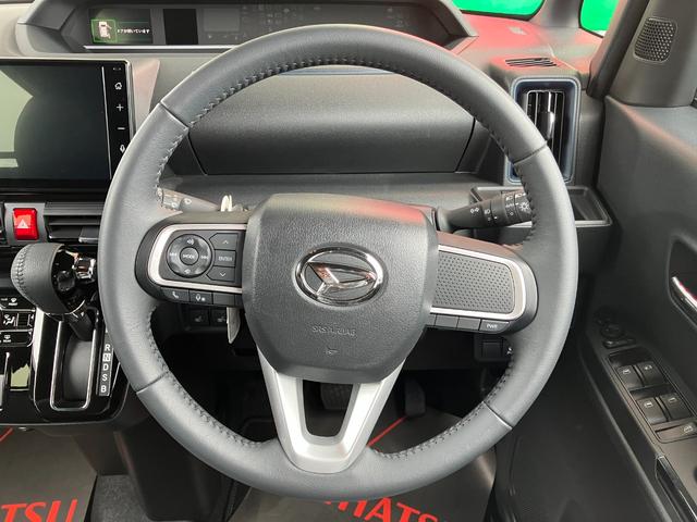 タントカスタムＲＳ１５インチアルミホイール　キーフリーシステム　プッシュボタンスタート　オートエアコン（プッシュ式）　フルＬＥＤヘッドランプ　オート格納式カラードドアミラー　本革巻ステアリングホイール（静岡県）の中古車