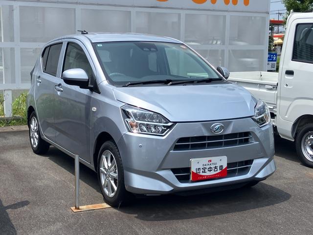 ミライースG SAIII14インチアルミホイール LEDヘッドランプ オート格納式カラードドアミラー 自発光式デジタルメーターブルーイルミネーションメーター オートエアコン(プッシュ式) キーフリーシステム(静岡県)の中古車