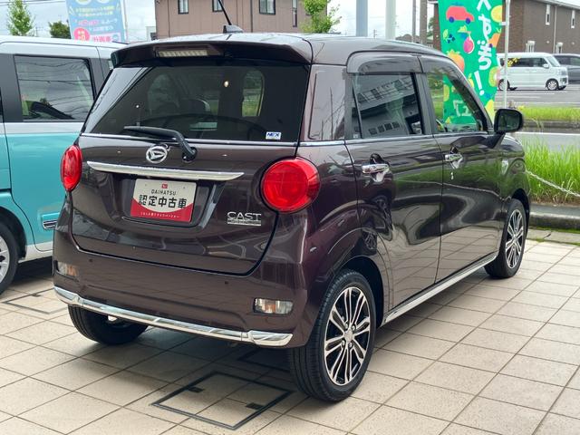 キャストスタイルG VS SAIIIシートヒーター ウレタンステアリングホイール 15インチアルミホイール BiAngleLEDヘッドランプ LEDフォグランプ LEDフロントパーソナルランプ LEDルームランプ(静岡県)の中古車