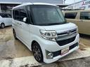 タント 中古車 カスタムＲＳ　トップエディションＳＡＩＩ１５インチアルミホイール　大型エアロバンパー　ＬＥＤヘッドランプ　オート格納式カラードドアミラー　本革巻ステアリングホイール　両側パワースライドドア