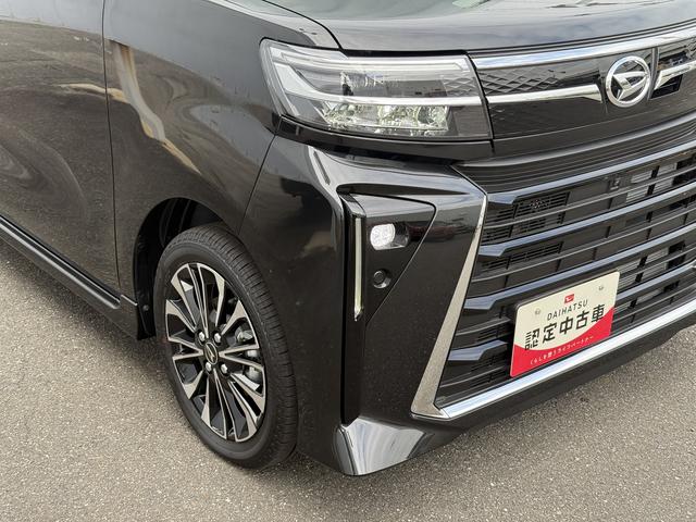 タントカスタムＲＳ　ターボ　雹害車両　両側電動ドア　スマートキー雹害車両　１年保証　両側電動スライドドア　前後コーナーセンサー　前席シートヒーター　オートマチックハイビーム　ＬＥＤヘッドライト　オートブレーキホールド　スマートキー　１５インチ純正アルミホイール（兵庫県）の中古車