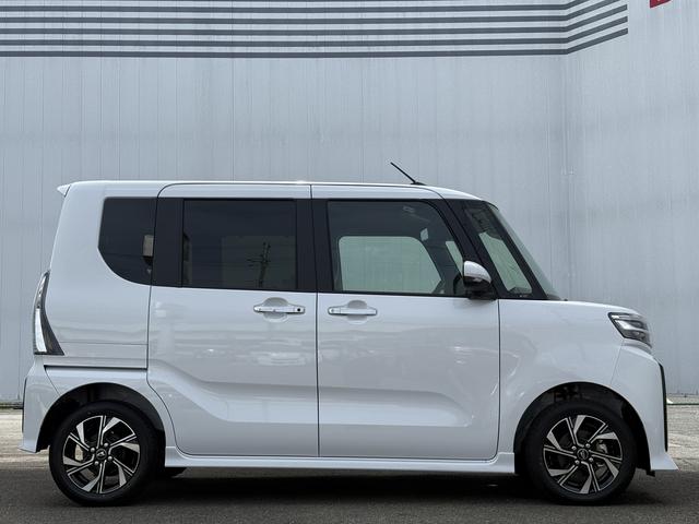 タントカスタムＸ　雹害車両　両側電動スライド　前席シートヒーター雹害車両　１年保証　両側電動スライドドア　前後コーナーセンサー　前席シートヒーター　オートマチックハイビーム　ＬＥＤヘッドライト　オートブレーキホールド　スマートキー　１４インチ純正アルミホイール（兵庫県）の中古車