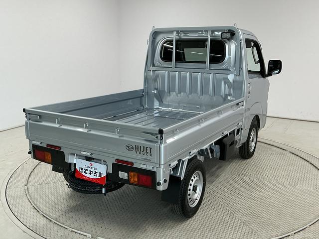 ハイゼットトラックＥＸＴ　荷台作業灯　前後コーナーセンサー　３方開　ＣＶＴ車１年保証　荷台作業灯　３方開　ＣＶＴ車　前後コーナーセンサー　ＬＥＤヘッドライト　オートハイビーム　電動格納ドアミラー　プッシュスタート　横滑り防止装置　リアゲートチェーン　アイドリングストップ（兵庫県）の中古車