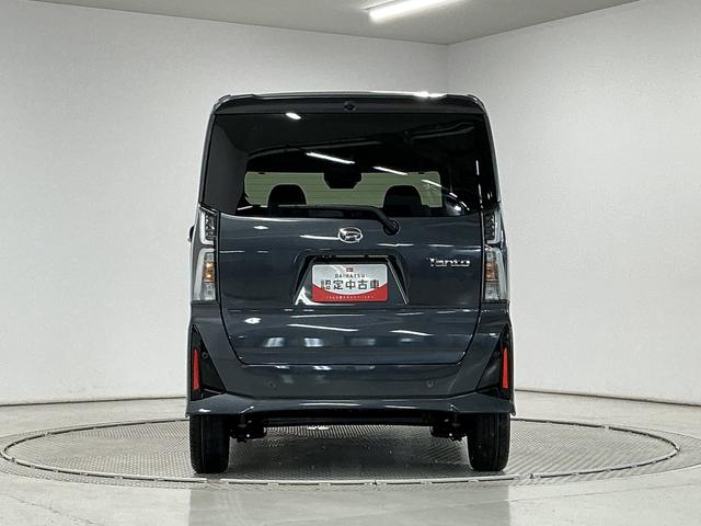 タントカスタムＲＳ　ターボ　両側電動スライドドア　コーナーセンサー走行無制限１年保証　両側電動スライドドア　前後コーナーセンサー　前席シートヒーター　オートハイビーム　ＬＥＤヘッドライト　プッシュスタート　オートブレーキホールド　１５インチ純正アルミホイール（兵庫県）の中古車