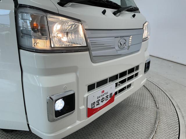 ハイゼットトラックＥＸＴ　４ＷＤ　ＣＶＴ　前後コーナーセンサー　荷台作業灯走行無制限１年保証　前後コーナーセンサー　４ＷＤ　ＣＶＴ車　３方開　荷台作業灯　オートハイビーム　アイドリングストップ　プッシュスタート　横滑り防止装置　オートライト　デフロック　スペアタイヤ（兵庫県）の中古車