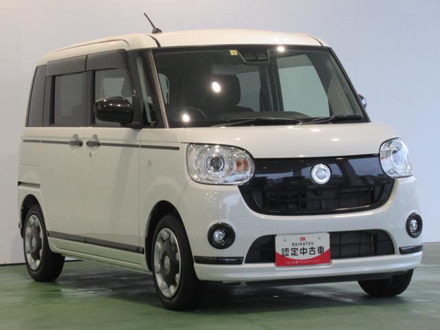 ムーヴキャンバスＧブラックアクセントＶＳ　ＳＡIII★６月フェア特選車★　パノラマモニター対応　両側電動スライドドア　片側シ−トヒ−タ−　プッシュボタンスタート　衝突被害軽減システム　オ−トハイビ−ム　アイドリングストップ機能　ＬＥＤヘッドライト（奈良県）の中古車