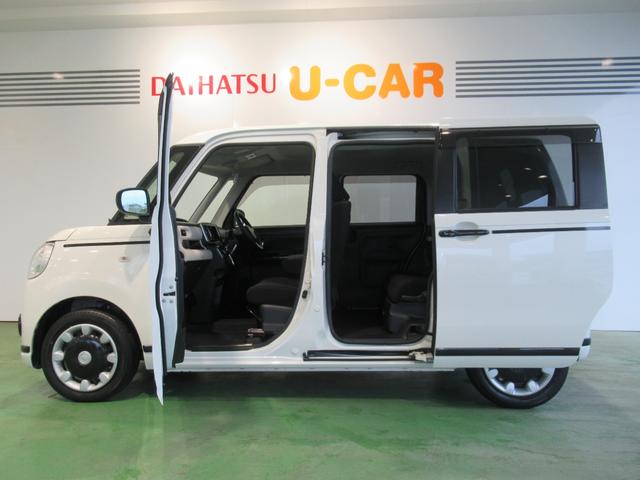 ムーヴキャンバスＧブラックアクセントＶＳ　ＳＡIII★６月フェア特選車★　パノラマモニター対応　両側電動スライドドア　片側シ−トヒ−タ−　プッシュボタンスタート　衝突被害軽減システム　オ−トハイビ−ム　アイドリングストップ機能　ＬＥＤヘッドライト（奈良県）の中古車