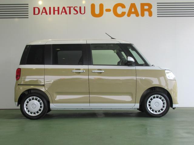 ムーヴキャンバスストライプスＸ★６月フェア特選車★　バックカメラ対応　プッシュボタンスタート　両側電動スライドドア　コ−ナ−センサ−　衝突被害軽減システム（奈良県）の中古車
