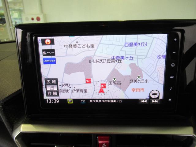 ロッキーＧナビ　ドラレコ　ＥＴＣ　シ−トシ−タ−　プッシュボタンスタ−ト　クル−ズコントロ−ル　駐車支援システム　衝突被害軽減ブレーキ　コ−ナ−センサ−　アイドリングストップ機能　パノラマモニタ−（奈良県）の中古車