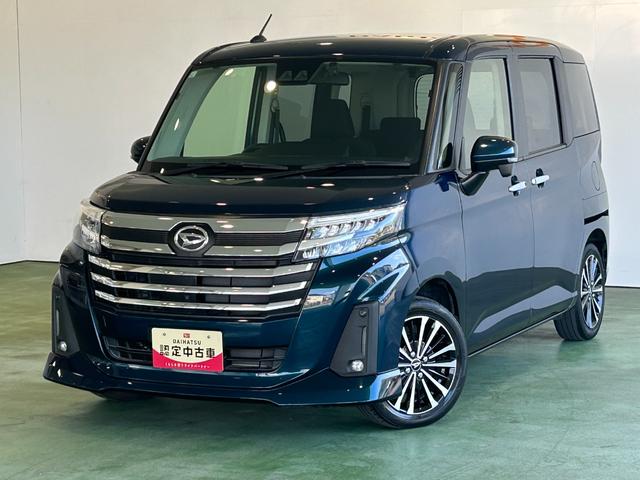 トールカスタムＧ　ターボタ−ボ　ナビ　ドラレコ　電動パーキング　プッシュボタンスタ−ト　両側電動スライドドア　衝突被害軽減ブレーキ　コ−ナ−センサ−　アイドリングストップ機能　クル−ズコントロ−ル　パノラマモニタ−（奈良県）の中古車