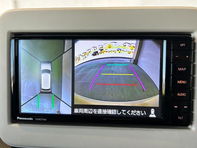 アルトラパンＬナビ　ドラレコ　片側シ−トヒ−タ−　コ−ナ−センサ−　デュアルセンサ−ブレ−キサポ−ト　アイドリングストップ機能　パノラマモニタ−　ＬＥＤヘッドライト（奈良県）の中古車