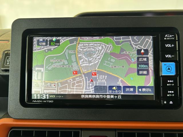 タントファンクロスターボナビ ドラレコ プッシュボタンスタ−ト 両側電動スライドドア コ−ナ−センサ− 衝突被害軽減ブレーキ アイドリングストップ機能 シ−トヒ−タ− バックカメラ LEDヘッドライト(奈良県)の中古車