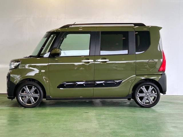 タントファンクロスターボナビ ドラレコ プッシュボタンスタ−ト 両側電動スライドドア コ−ナ−センサ− 衝突被害軽減ブレーキ アイドリングストップ機能 シ−トヒ−タ− バックカメラ LEDヘッドライト(奈良県)の中古車