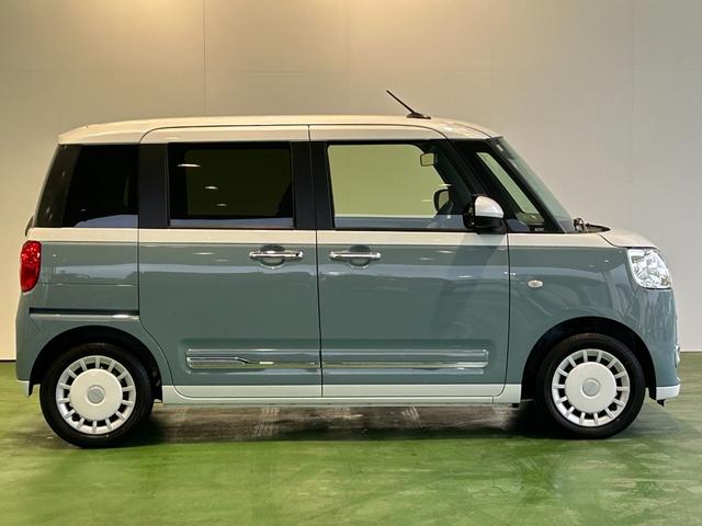 ムーヴキャンバスストライプスＧナビ　ドラレコ　シ−トヒ−タ−　電動パーキング　両側電動スライドドア　コ−ナ−センサ−　プッシュボタンスタ−ト　衝突被害軽減ブレーキ　ＬＥＤヘッドライト（奈良県）の中古車