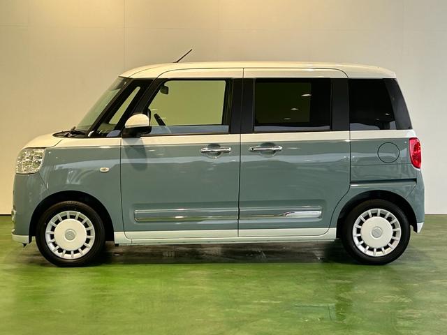 ムーヴキャンバスストライプスＧナビ　ドラレコ　シ−トヒ−タ−　電動パーキング　両側電動スライドドア　コ−ナ−センサ−　プッシュボタンスタ−ト　衝突被害軽減ブレーキ　ＬＥＤヘッドライト（奈良県）の中古車