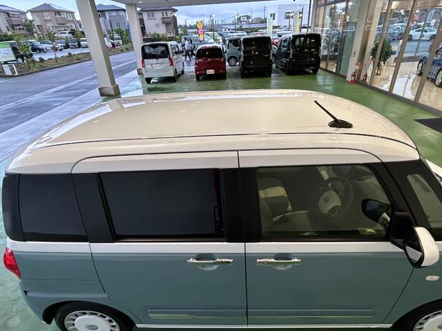 ムーヴキャンバスストライプスＧナビ　ドラレコ　シ−トヒ−タ−　電動パーキング　両側電動スライドドア　コ−ナ−センサ−　プッシュボタンスタ−ト　衝突被害軽減ブレーキ　ＬＥＤヘッドライト（奈良県）の中古車