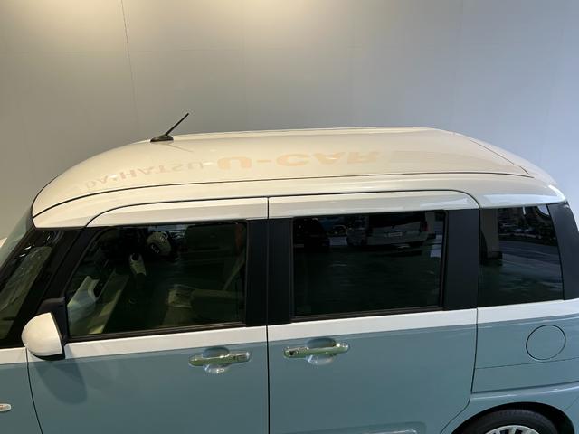 ムーヴキャンバスストライプスＧナビ　ドラレコ　シ−トヒ−タ−　電動パーキング　両側電動スライドドア　コ−ナ−センサ−　プッシュボタンスタ−ト　衝突被害軽減ブレーキ　ＬＥＤヘッドライト（奈良県）の中古車