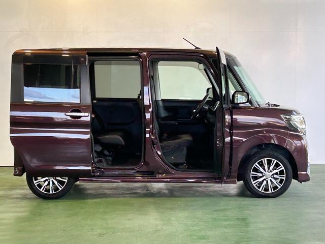 タントカスタムＸ　トップエディションＳＡIIIナビ　片側電動スライドドア　プッシュボタンスタ−ト　オ−トハイビ−ム　アイドリングストップ機能　衝突被害軽減ブレーキ　バックカメラ（奈良県）の中古車