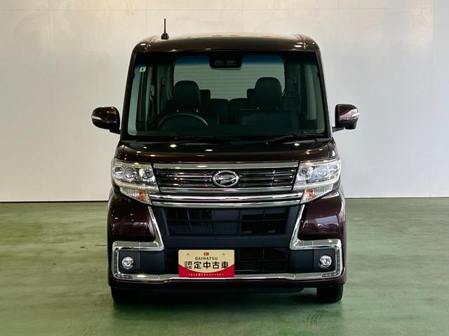タントカスタムＸ　トップエディションＳＡIIIナビ　片側電動スライドドア　プッシュボタンスタ−ト　オ−トハイビ−ム　アイドリングストップ機能　衝突被害軽減ブレーキ　バックカメラ（奈良県）の中古車