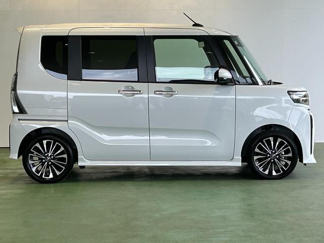 タントカスタムＲＳタ−ボ　ディスプレイオーディオ　衝突被害軽減ブレーキ　電動パーキング　プッシュボタンスタ−ト　コ−ナ−センサ−　アイドリングストップ機能　シ−トヒ−タ−　バックカメラ　ＬＥＤヘッドライト（奈良県）の中古車