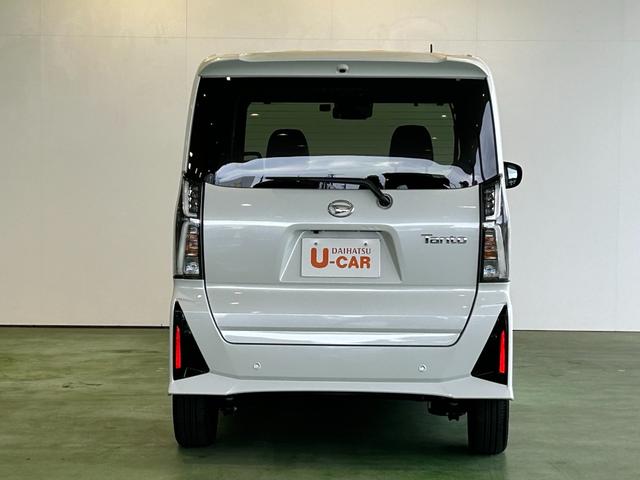 タントカスタムＲＳタ−ボ　ディスプレイオーディオ　衝突被害軽減ブレーキ　電動パーキング　プッシュボタンスタ−ト　コ−ナ−センサ−　アイドリングストップ機能　シ−トヒ−タ−　バックカメラ　ＬＥＤヘッドライト（奈良県）の中古車