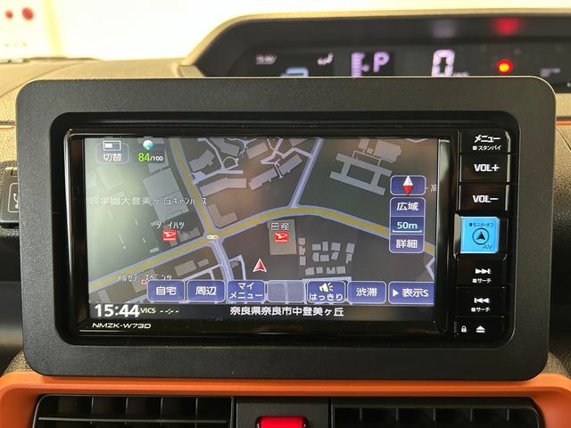 タントファンクロスナビ　ドラレコ　ＥＴＣ　プッシュボタンスタ−ト　両側電動スライドドア　コ−ナ−センサ−　アイドリングストップ機能　衝突被害軽減ブレーキ　パノラマモニタ−（奈良県）の中古車