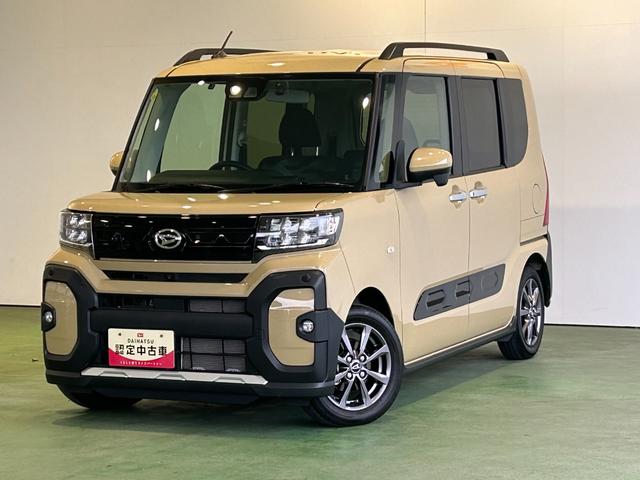 タントファンクロスナビ　ドラレコ　ＥＴＣ　プッシュボタンスタ−ト　両側電動スライドドア　コ−ナ−センサ−　アイドリングストップ機能　衝突被害軽減ブレーキ　パノラマモニタ−（奈良県）の中古車