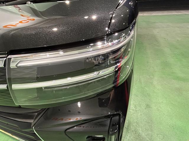 タントカスタムRSタ−ボ ディスプレイオーディオ 電動パーキング 両側電動スライドドア プッシュボタンスタ−ト 衝突被害軽減ブレーキ コ−ナ−センサ− アイドリングストップ機能 シ−トヒ−タ− バックカメラ(奈良県)の中古車