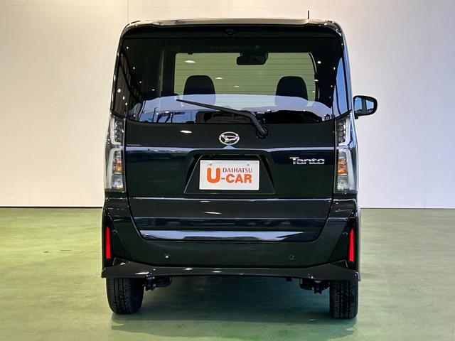 タントカスタムRSタ−ボ ディスプレイオーディオ 電動パーキング 両側電動スライドドア プッシュボタンスタ−ト 衝突被害軽減ブレーキ コ−ナ−センサ− アイドリングストップ機能 シ−トヒ−タ− バックカメラ(奈良県)の中古車