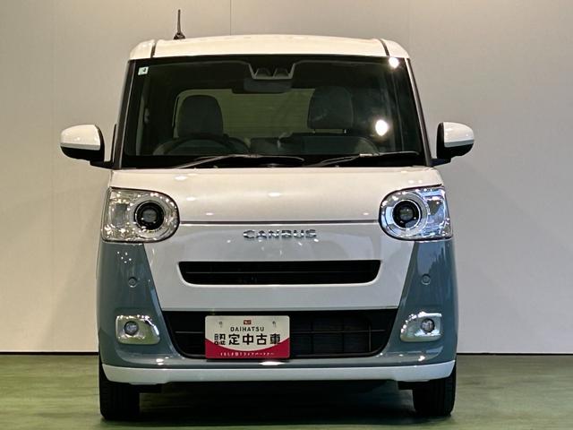 ムーヴキャンバスストライプスＧ電動パーキング　プッシュボタンスタ−ト　両側電動スライドドア　コ−ナ−センサ−　衝突被害軽減ブレーキ　アイドリングストップ機能　シ−トヒ−タ−　パノラマモニタ−対応　ＬＥＤヘッドライト（奈良県）の中古車