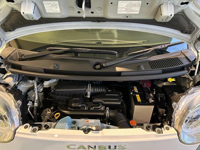 ムーヴキャンバスストライプスＧ電動パーキング　プッシュボタンスタ−ト　両側電動スライドドア　コ−ナ−センサ−　衝突被害軽減ブレーキ　アイドリングストップ機能　シ−トヒ−タ−　パノラマモニタ−対応　ＬＥＤヘッドライト（奈良県）の中古車