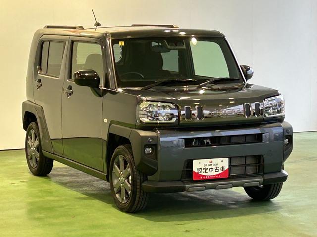 タフトＧターボ　ダーククロムベンチャーバックカメラ対応　シ−トヒ−タ−　プッシュボタンスタ−ト　衝突被害軽減ブレーキ　コ−ナ−センサ−　アイドリングストップ機能　電動パーキング　全車速追従機能付ＡＣＣ　ＬＥＤヘッドライト（奈良県）の中古車