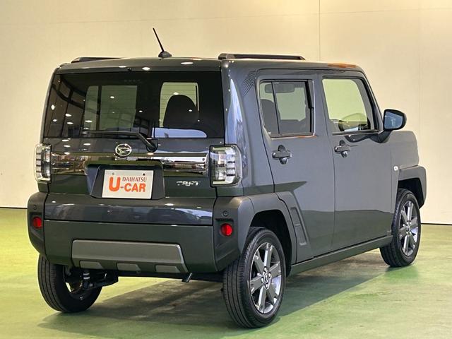 タフトＧターボ　ダーククロムベンチャーバックカメラ対応　シ−トヒ−タ−　プッシュボタンスタ−ト　衝突被害軽減ブレーキ　コ−ナ−センサ−　アイドリングストップ機能　電動パーキング　全車速追従機能付ＡＣＣ　ＬＥＤヘッドライト（奈良県）の中古車