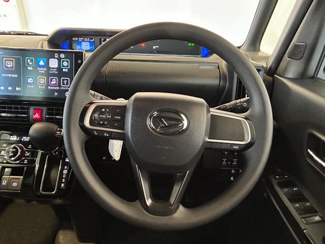 タントカスタムＸディスプレイオーディオ　電動パーキング　両側電動スライドドア　プッシュボタンスタ−ト　衝突被害軽減ブレーキ　コ−ナ−センサ−　アイドリングストップ機能　シ−トヒ−タ−　バックカメラ　ＬＥＤヘッドライト（奈良県）の中古車