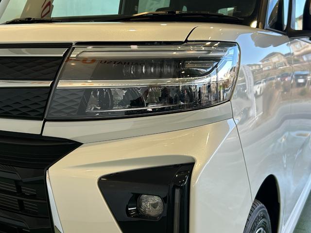 タントカスタムＸディスプレイオーディオ　電動パーキング　両側電動スライドドア　プッシュボタンスタ−ト　衝突被害軽減ブレーキ　コ−ナ−センサ−　アイドリングストップ機能　シ−トヒ−タ−　バックカメラ　ＬＥＤヘッドライト（奈良県）の中古車