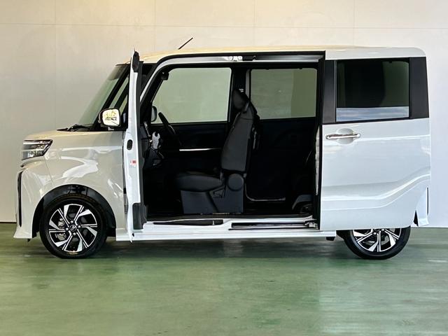 タントカスタムＸディスプレイオーディオ　電動パーキング　両側電動スライドドア　プッシュボタンスタ−ト　衝突被害軽減ブレーキ　コ−ナ−センサ−　アイドリングストップ機能　シ−トヒ−タ−　バックカメラ　ＬＥＤヘッドライト（奈良県）の中古車