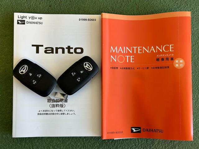 タントカスタムＸディスプレイオーディオ　電動パーキング　両側電動スライドドア　プッシュボタンスタ−ト　衝突被害軽減ブレーキ　コ−ナ−センサ−　アイドリングストップ機能　シ−トヒ−タ−　バックカメラ　ＬＥＤヘッドライト（奈良県）の中古車