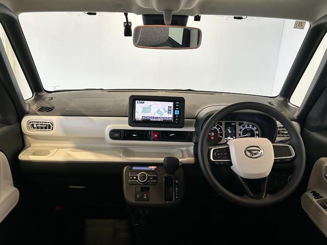 ムーヴキャンバスストライプスＧナビ　ドラレコ　ＥＴＣ　プッシュボタンスタ−ト　両側電動スライドドア　コ−ナ−センサ−　衝突被害軽減ブレーキ　アイドリングストップ機能　電動パーキング　シ−トヒ−タ−　バックカメラ（奈良県）の中古車