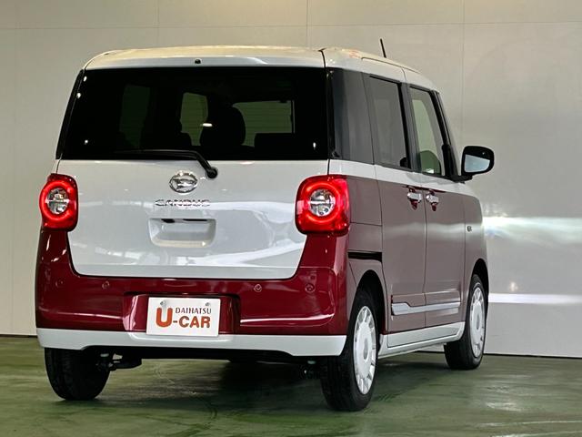 ムーヴキャンバスストライプスＧナビ　ドラレコ　ＥＴＣ　プッシュボタンスタ−ト　両側電動スライドドア　コ−ナ−センサ−　衝突被害軽減ブレーキ　アイドリングストップ機能　電動パーキング　シ−トヒ−タ−　バックカメラ（奈良県）の中古車