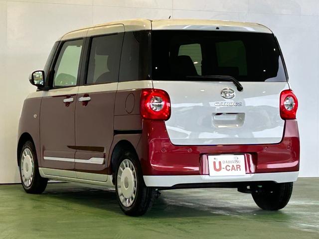 ムーヴキャンバスストライプスＧナビ　ドラレコ　ＥＴＣ　プッシュボタンスタ−ト　両側電動スライドドア　コ−ナ−センサ−　衝突被害軽減ブレーキ　アイドリングストップ機能　電動パーキング　シ−トヒ−タ−　バックカメラ（奈良県）の中古車