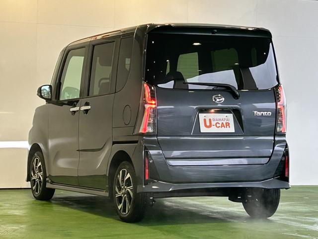 タントカスタムＸバックカメラ対応　両側電動スライドドア　衝突被害軽減ブレーキ　コ−ナ−センサ−　アイドリングストップ機能　シ−トヒ−タ−　電動パーキング　ＬＥＤヘッドライト　キーフリ−　アルミホイール（奈良県）の中古車