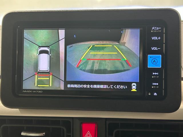 ムーヴキャンバスストライプスＧナビ　ドラレコ　電動パーキング　プッシュボタンスタ−ト　両側電動スライドドア　衝突被害軽減ブレーキ　コ−ナ−センサ−　アイドリングストップ機能　シ−トヒ−タ−　パノラマモニタ−　ＬＥＤヘッドライト（奈良県）の中古車