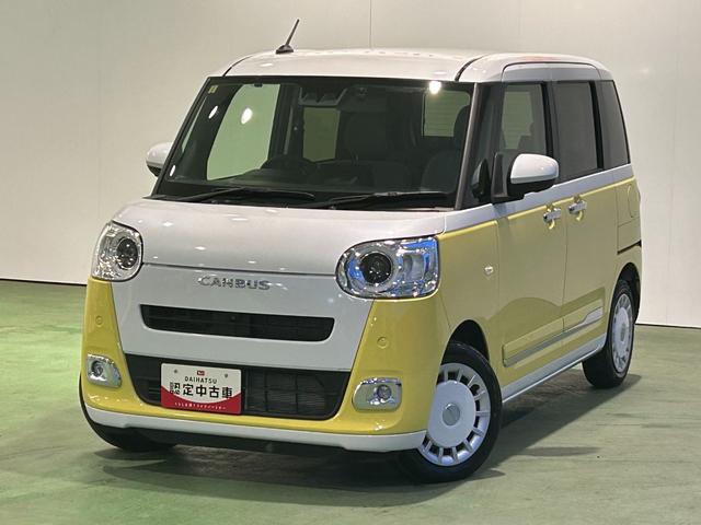 ムーヴキャンバスストライプスＧナビ　ドラレコ　電動パーキング　プッシュボタンスタ−ト　両側電動スライドドア　衝突被害軽減ブレーキ　コ−ナ−センサ−　アイドリングストップ機能　シ−トヒ−タ−　パノラマモニタ−　ＬＥＤヘッドライト（奈良県）の中古車