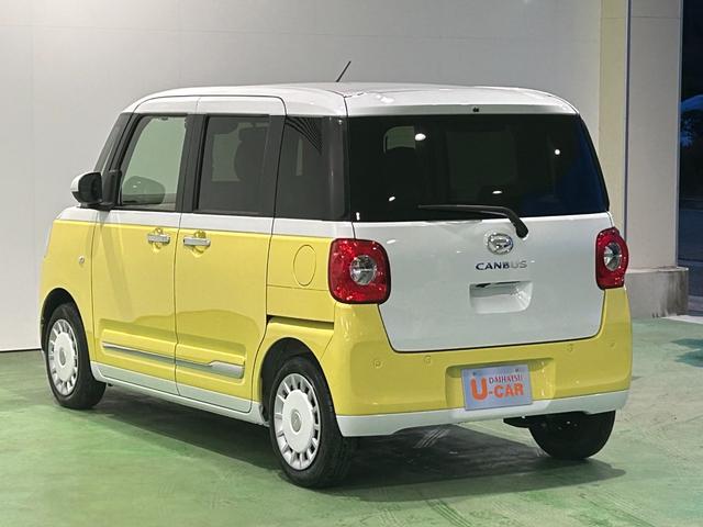 ムーヴキャンバスストライプスＧナビ　ドラレコ　電動パーキング　プッシュボタンスタ−ト　両側電動スライドドア　衝突被害軽減ブレーキ　コ−ナ−センサ−　アイドリングストップ機能　シ−トヒ−タ−　パノラマモニタ−　ＬＥＤヘッドライト（奈良県）の中古車