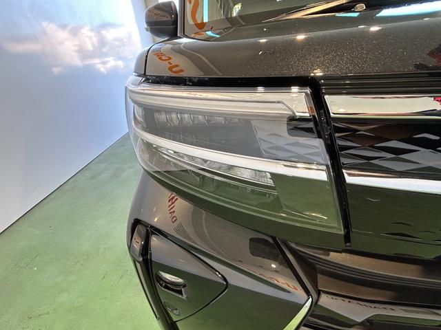 タントカスタムＸディスプレイオーディオ　電動パーキング　衝突被害軽減ブレーキ　コ−ナ−センサ−　アイドリングストップ機能　シ−トヒ−タ−　両側電動スライドドア　バックカメラ　プッシュボタンスタ−ト　ＬＥＤヘッドライト（奈良県）の中古車