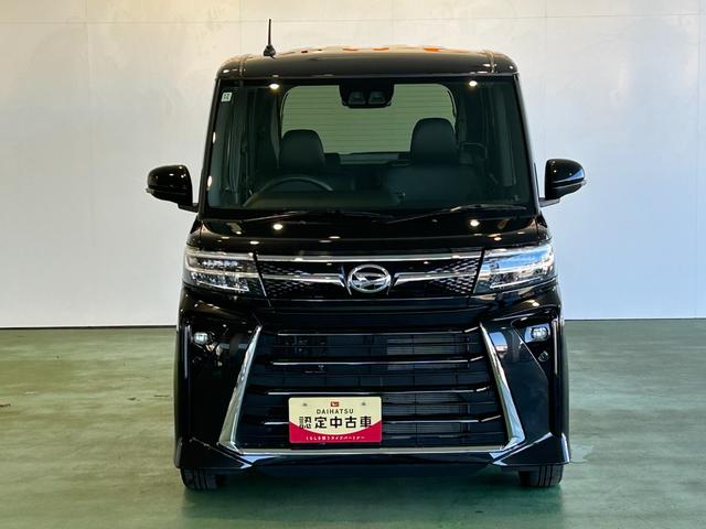 タントカスタムＸディスプレイオーディオ　電動パーキング　衝突被害軽減ブレーキ　コ−ナ−センサ−　アイドリングストップ機能　シ−トヒ−タ−　両側電動スライドドア　バックカメラ　プッシュボタンスタ−ト　ＬＥＤヘッドライト（奈良県）の中古車