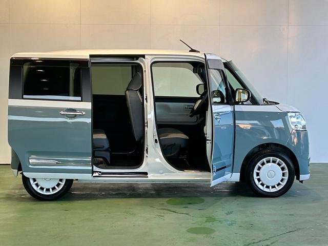 ムーヴキャンバスストライプスGナビ ドラレコ 電動パーキング プッシュボタンスタ−ト 衝突被害軽減ブレーキ コ−ナ−センサ− アイドリングストップ機能 シ−トヒ−タ− パノラマモニタ−(奈良県)の中古車