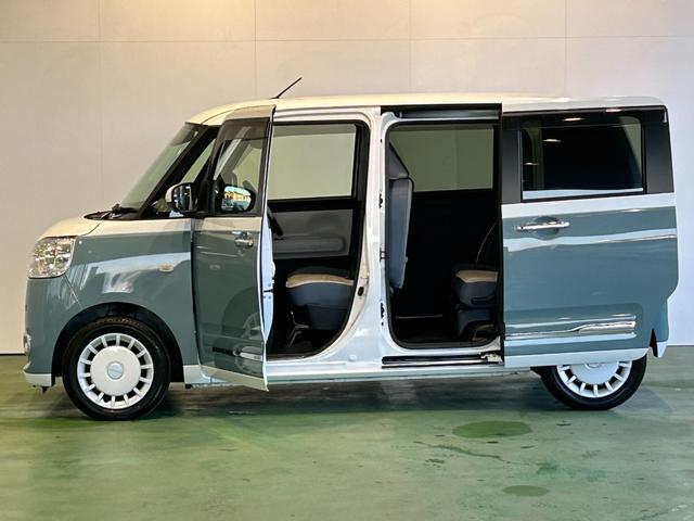 ムーヴキャンバスストライプスGナビ ドラレコ 電動パーキング プッシュボタンスタ−ト 衝突被害軽減ブレーキ コ−ナ−センサ− アイドリングストップ機能 シ−トヒ−タ− パノラマモニタ−(奈良県)の中古車