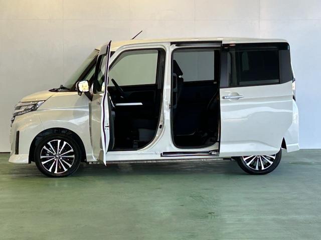 トールカスタムG ターボバックカメラ対応 衝突被害軽減ブレーキ 両側電動スライドドア プッシュボタンスタ−ト 衝突被害軽減ブレーキ アイドリングストップ機能 コ−ナ−センサ− 電動パーキング 全車速追従機能付ACC(奈良県)の中古車